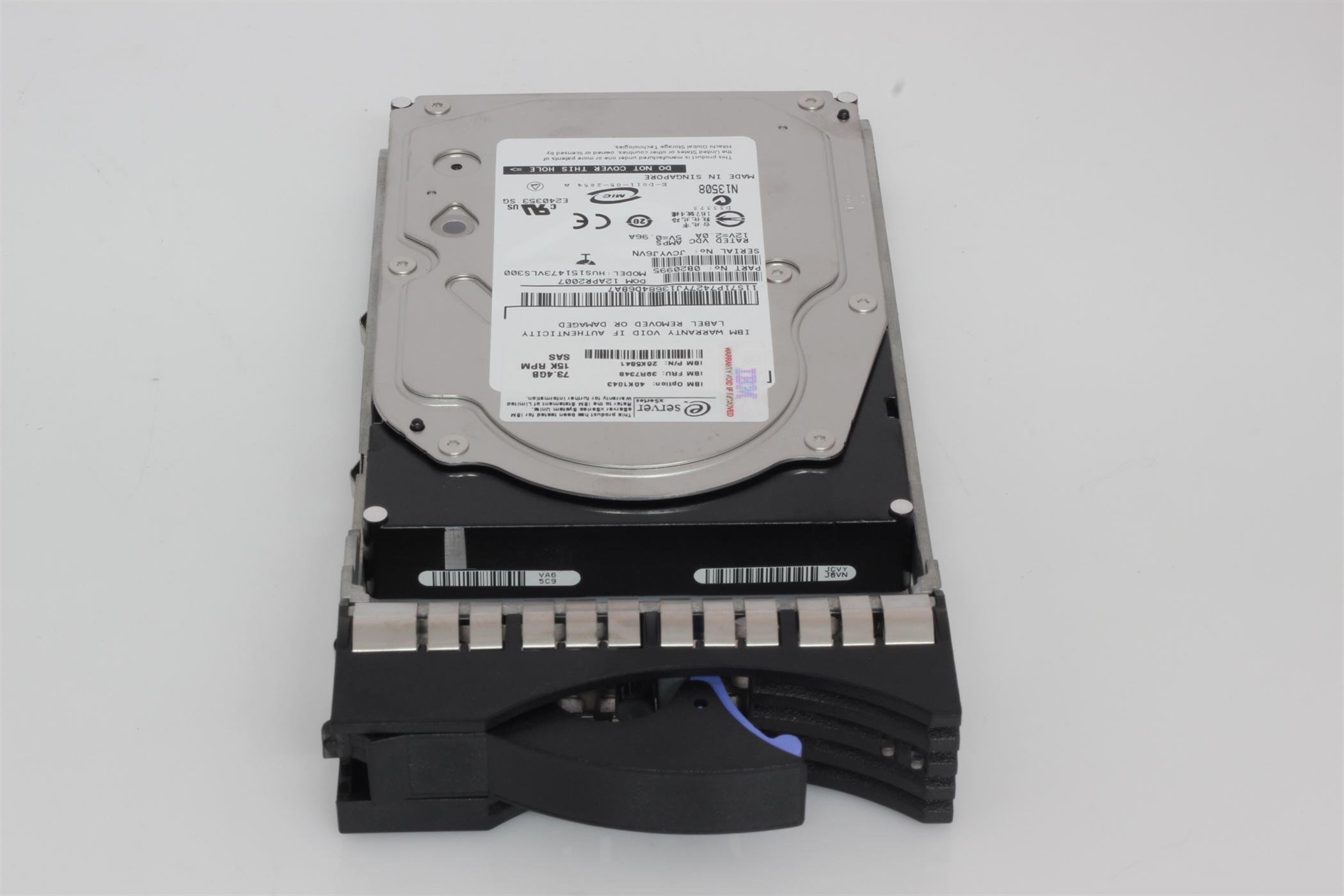 IBM 73GB SAS 15K U320Refurbished, 39R7348RRefurbished)
