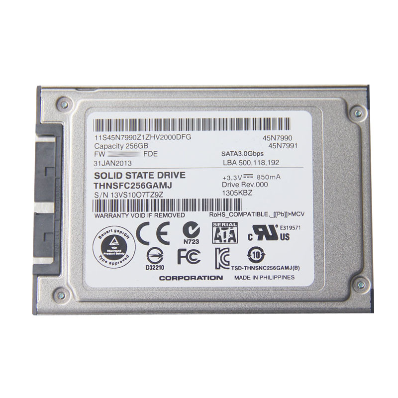 THNSFC256GAMJ.jpg Toshiba - 256GB SATA 1.8" SSD - THNSFC256GAMJ - Image 1