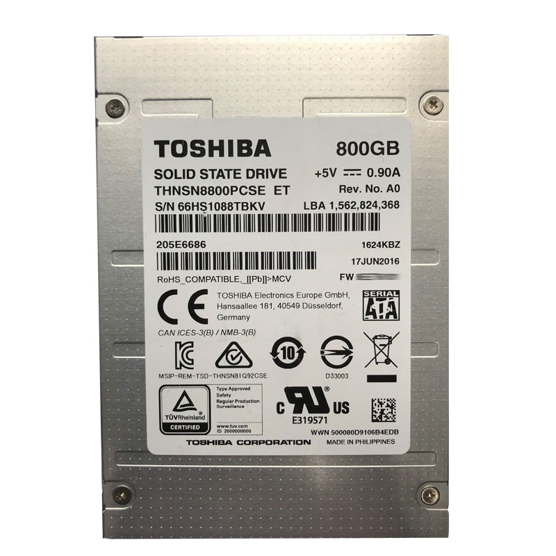 Toshiba - 800GB SATA 2.5" SSD - THNSN8800PCSE