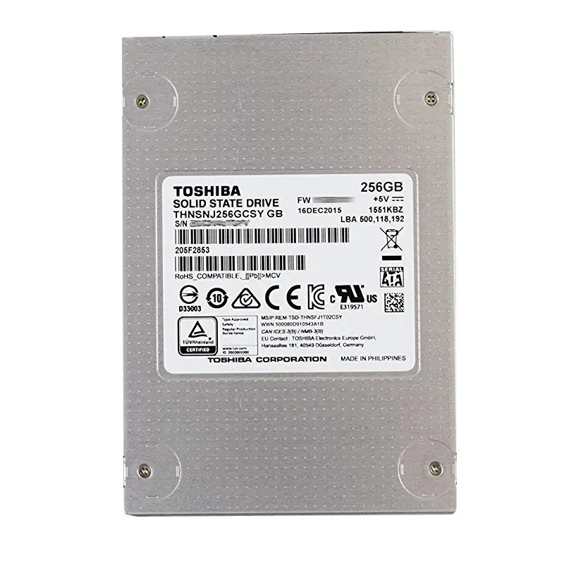THNSNJ256GCSY.jpg Toshiba - 256GB SATA 2.5" SSD - THNSNJ256GCSY - Image 1