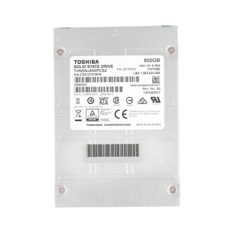 THNSNJ800PCSZ.jpg Toshiba - 800GB SATA 2.5" SSD - THNSNJ800PCSZ - Image 1