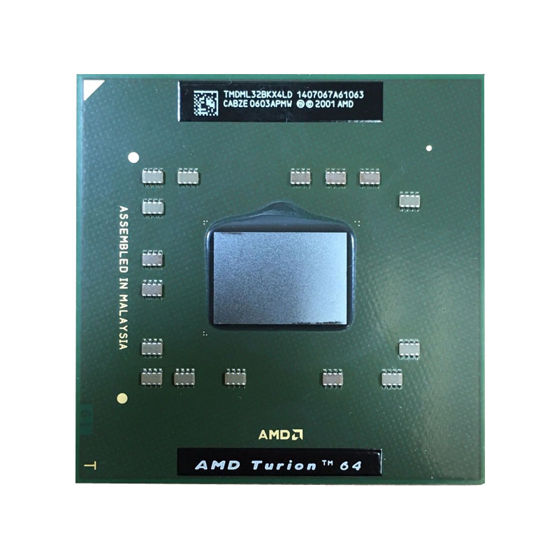 AMD - Turion 64 1.8GHz 512KB Cache Processor Only - TMDML32BKX4LD