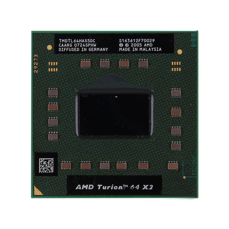AMD - Turion 64 X2 Dual Core 2.20GHz 1MB Cache Processor Only - TMDTL64HAX5DC