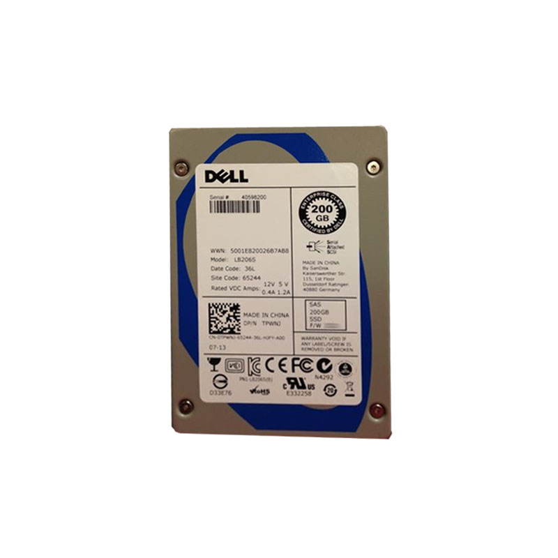 Dell - 200GB SAS 6.0Gbps 2.5" SSD - TPWNJ