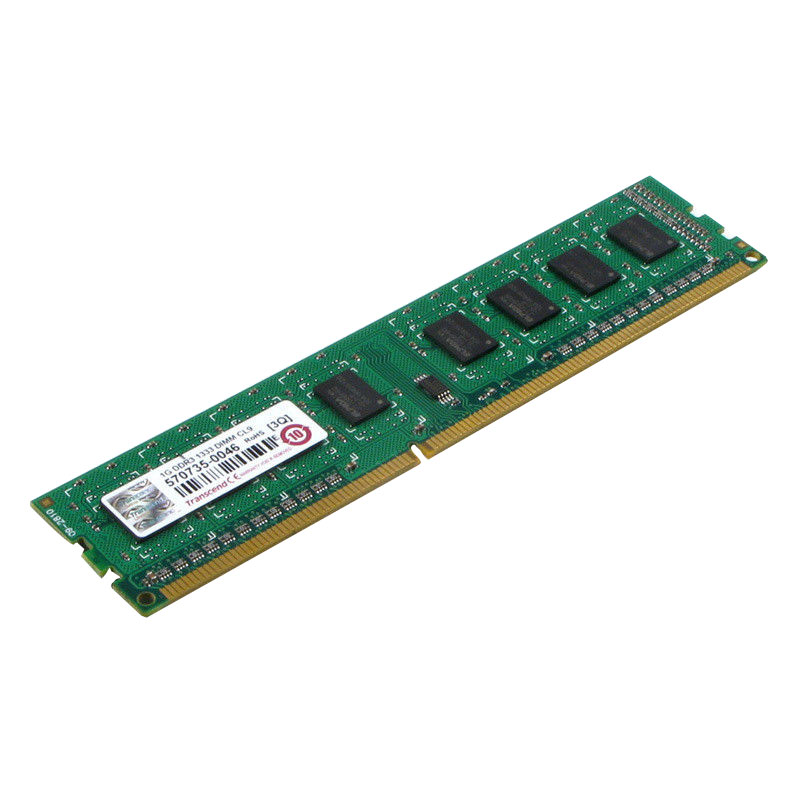 Transcend - 1GB DDR3 PC3-10600 Memory - TS128MLK64V3U