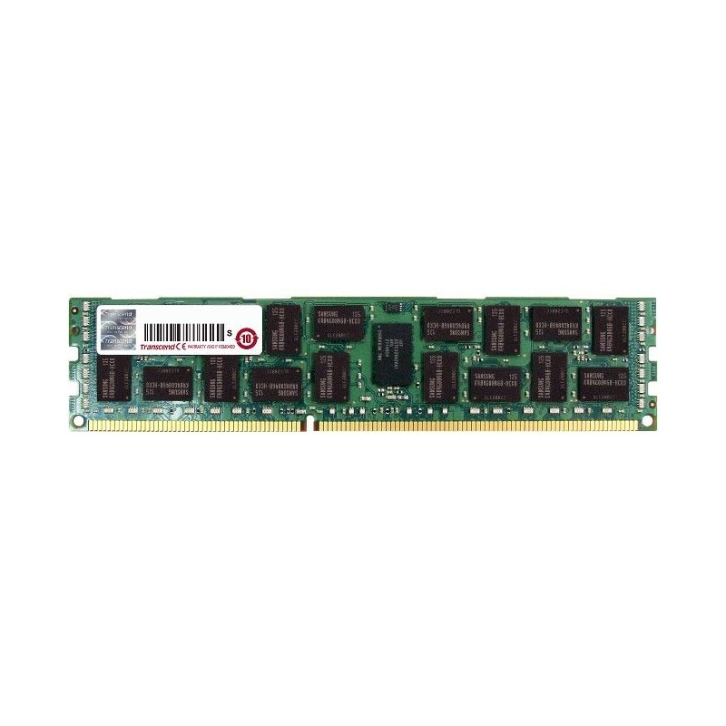 Transcend - 8GB DDR3 PC3-8500 ECC Registered 240-Pins Memory - TS1GKR72V1N
