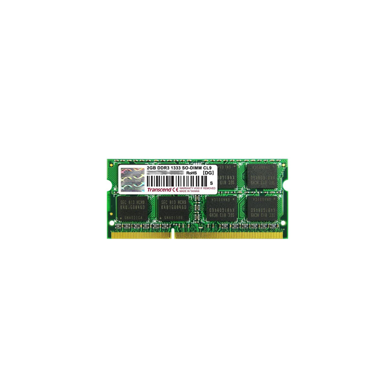 Transcend - 2GB DDR3 PC3-10600 Non-ECC Unbuffered 204-Pins Memory - TS256MSK64V3U