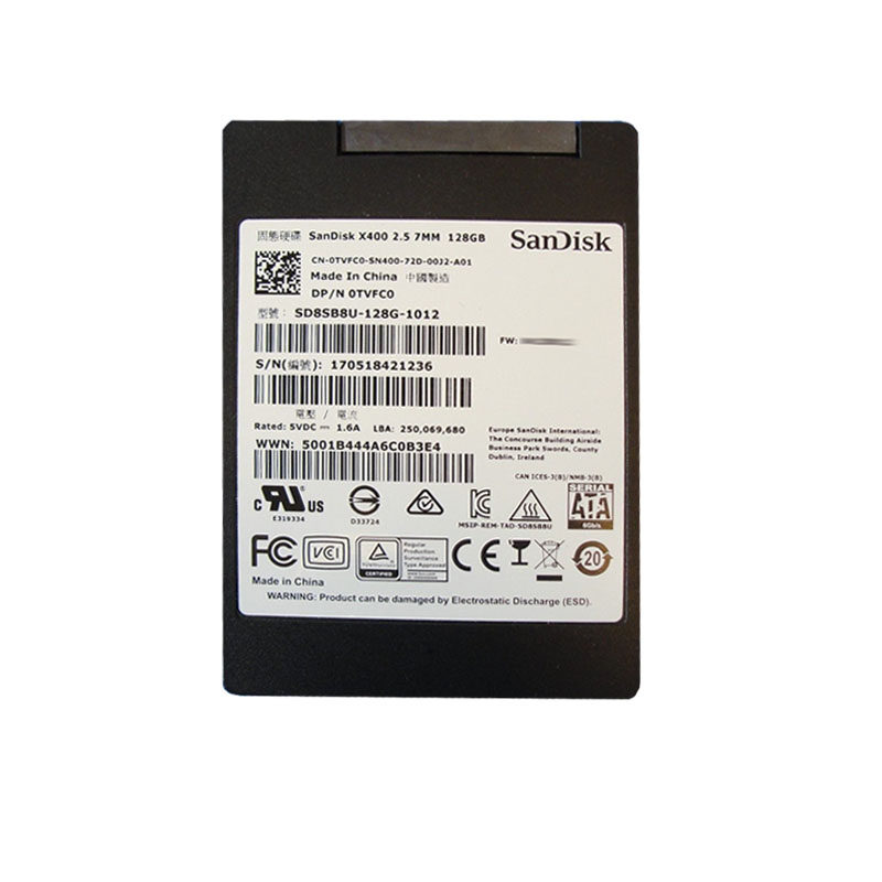 TVFC0.jpg Dell - 128GB SATA 2.5" SSD - TVFC0 - Image 1