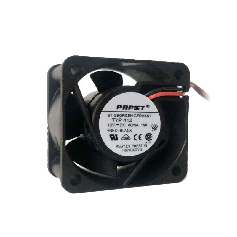 Papst - PAPST 12V 80MA 40X20MM DC Fan - TYP-412