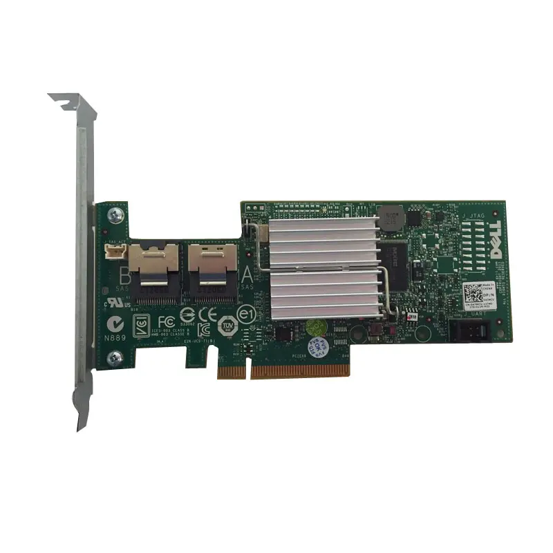 U039M.jpg Dell - PCI-E SAS PERC H200 Raid Controller Card - U039M - Image 1