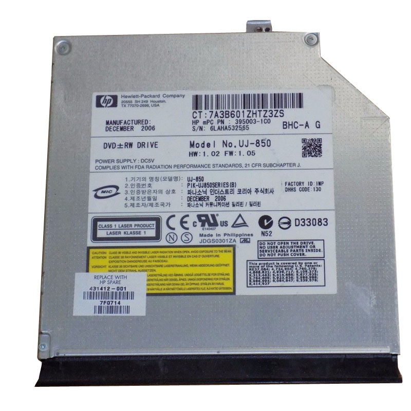 Panasonic - 8x DVD-RW Dual Layer Drive - UJ-850