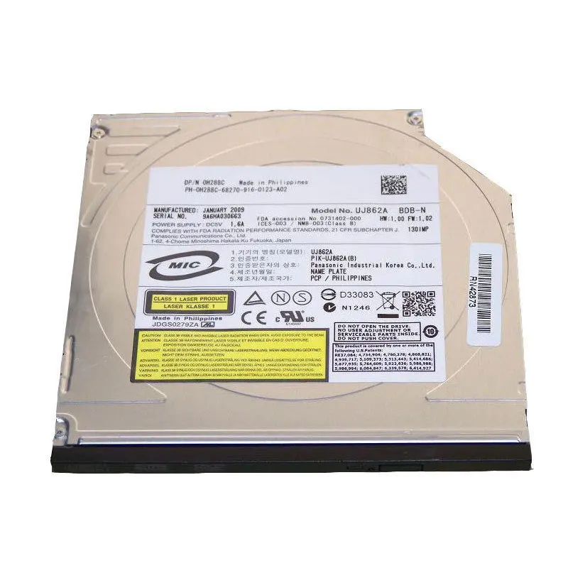 UJ862A.jpg Matsushita - DVD-RW SATA Drive - UJ862A - Image 1