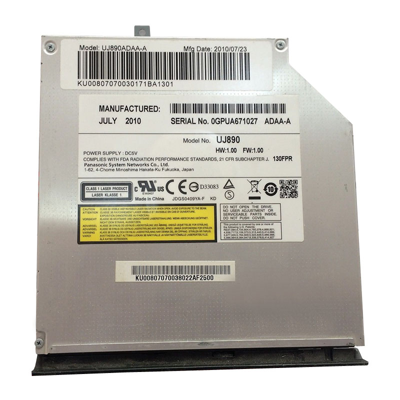 UJ890ADAA-A.jpg Acer - 8x SATA DVD-RW Burner Drive - UJ890ADAA-A - Image 1