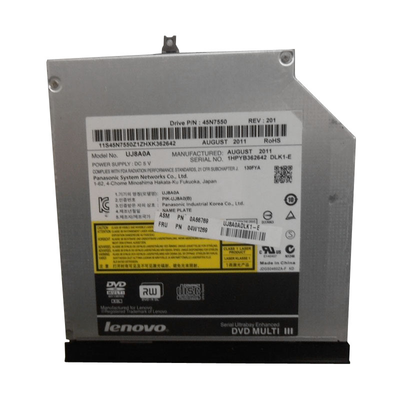 Panasonic - SATA DVD-RW Drive - UJ8A0A