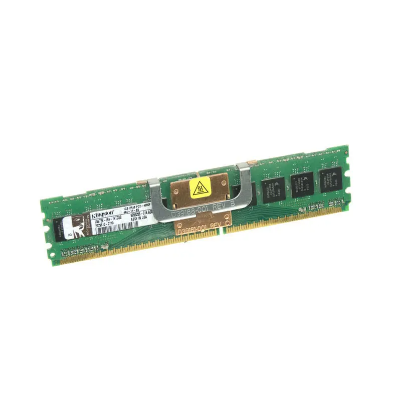 UW728-IFA-INTC0S.jpg Kingston - 1GB DDR2 PC2-4200 ECC Fully Buffered 240-Pins Memory - UW728-IFA-INTC0S - Image 1