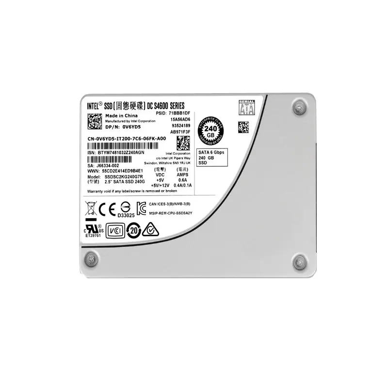 V6YD5.jpg Dell - 240GB SATA 6.0Gbps 2.5" SSD - V6YD5 - Image 1