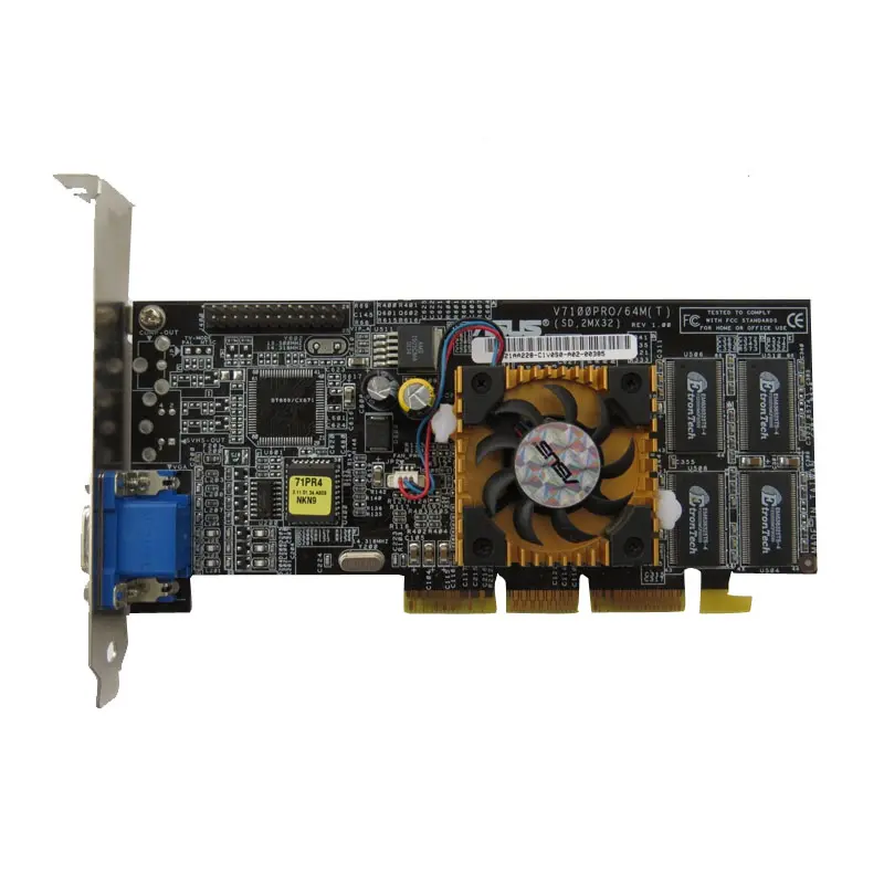 V7100PRO.jpg ASUS - Geforce2 Mx400 64MB AGP Video Card - V7100PRO - Image 1