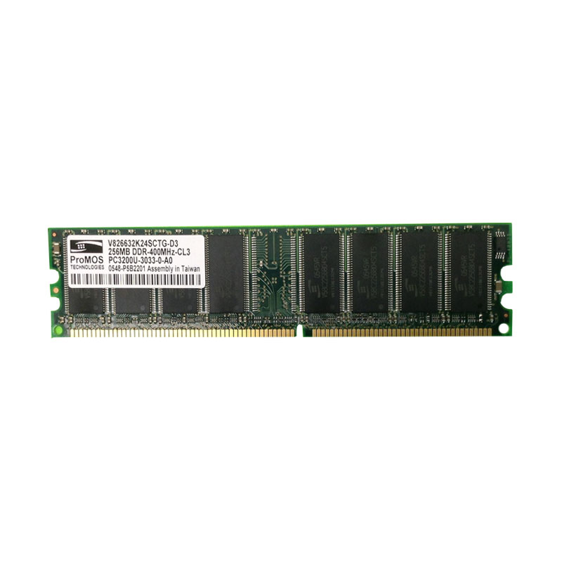 Promos - 256MB DDR PC-3200 Memory - V826632K24SCTG-D3