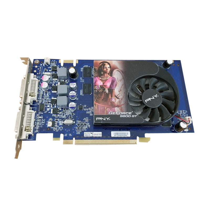 VCG98GTEE1XPB.jpg PNY Technologies - 1GB PCI-E Nvidia Geforce 9800 GT Video Card - VCG98GTEE1XPB - Image 1