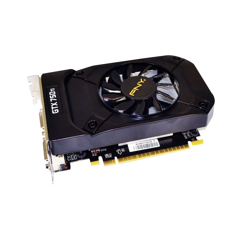 VCGGTX750T2XPB-OC.jpg PNY Technologies - 2GB PCI-E x16 GeForce GTX 750 Ti Video Card - VCGGTX750T2XPB-OC - Image 1