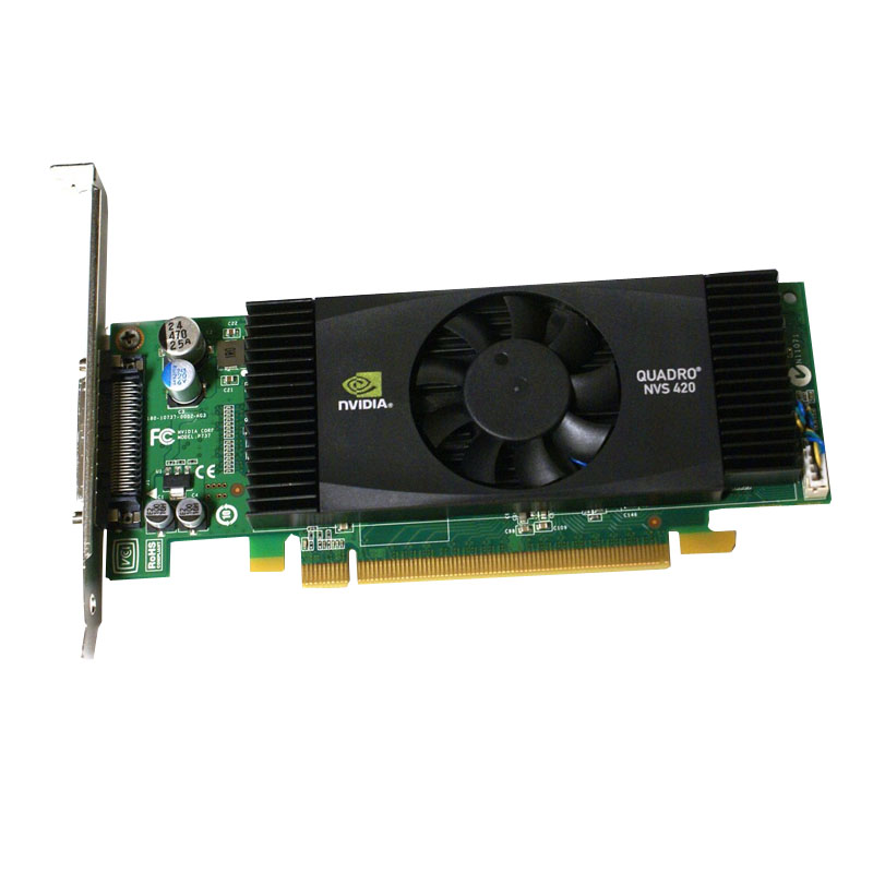 VCQ420NVS-X16-DVI-PB.jpg PNY Technologies - 512MB PCI-E Nvidia Quadro NVS 420 Video Card - VCQ420NVS-X16-DVI-PB - Image 1