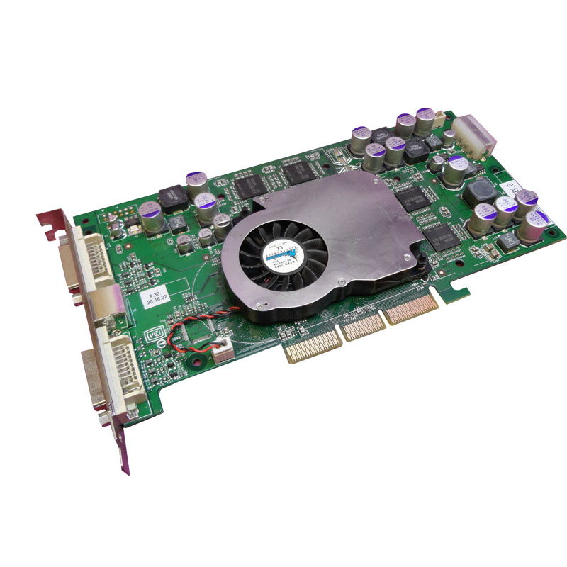 HP - 128MB AGP Graphics Card With Video/DVI/DVI Out - VCQFX1000