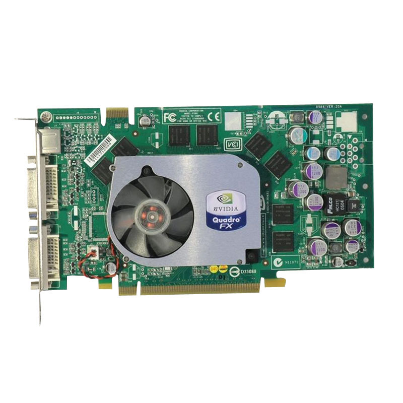 VCQFX1400-PCIE-PB.jpg PNY Technologies - 128MB PCI-E Quadro FX 1400 Video Card - VCQFX1400-PCIE-PB - Image 1