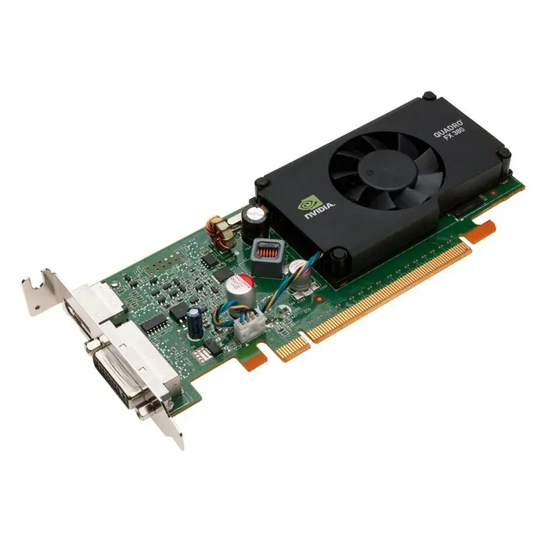 VCQFX380LP-PCIE-PB.jpg PNY Technologies - 512MB PCI-E x16 Nvidia Quadro FX 380LP Video Card - VCQFX380LP-PCIE-PB - Image 1