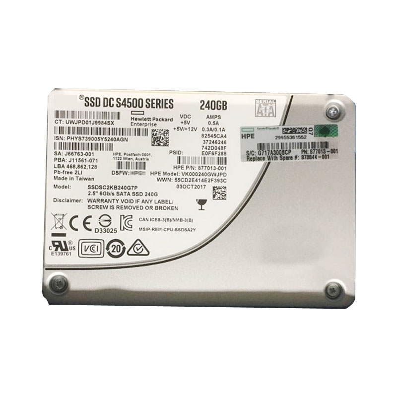 HP - 240GB SATA 2.5" SSD - VK000240GWJPD