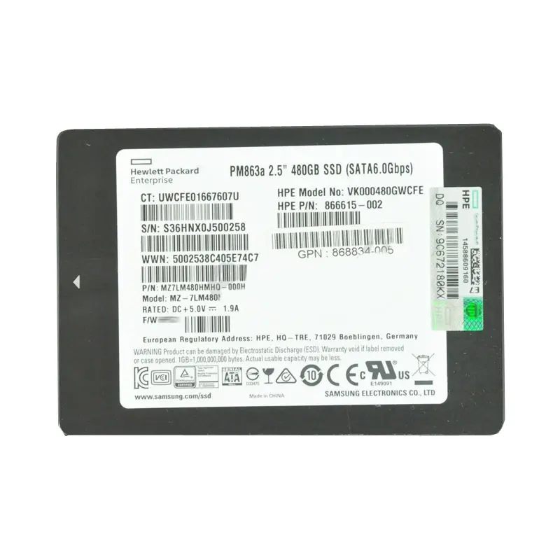 VK000480GWCFE.jpg HP - 480GB SATA 2.5" SSD - VK000480GWCFE - Image 1
