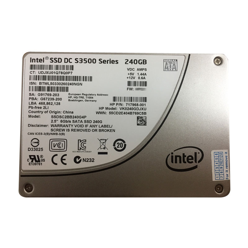 HP - 240GB SATA 2.5" SSD - VK0240GDJXU