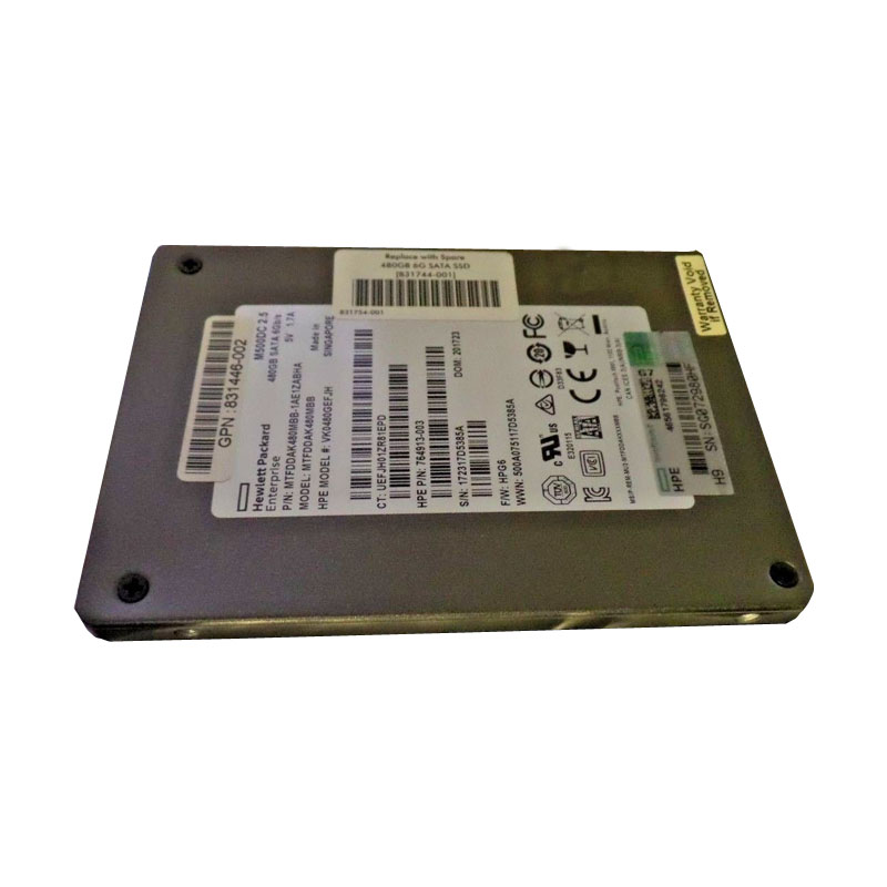 HP - 480GB SATA 2.5" SSD - VK0480GEFJH