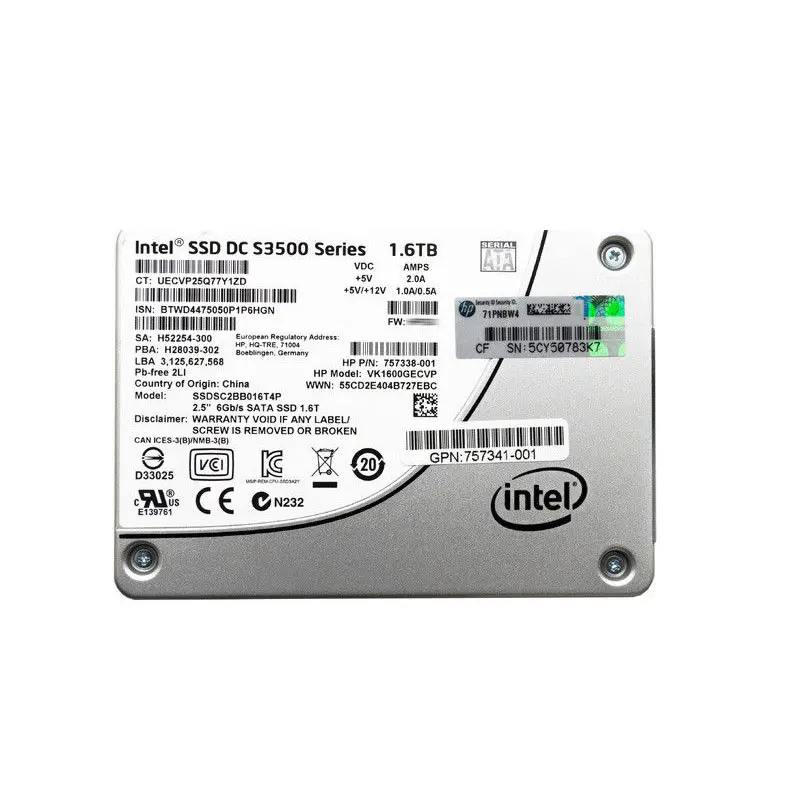 VK1600GECVP.jpg HP - 1.6TB SATA 2.5" SSD - VK1600GECVP - Image 1