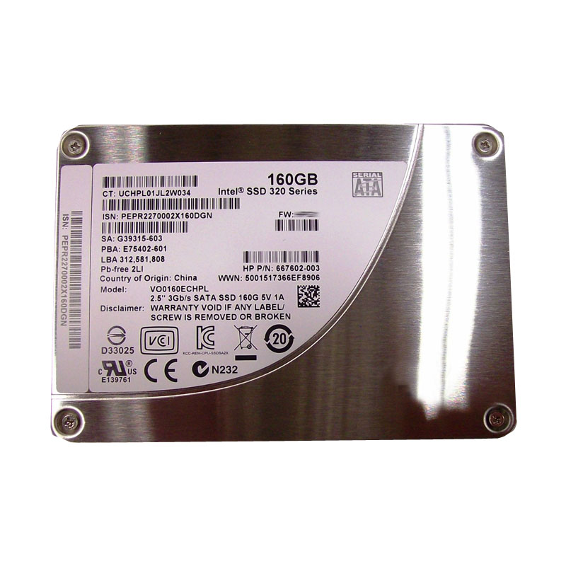 HP - 160GB SATA 2.5" SSD - VO0160ECHPL