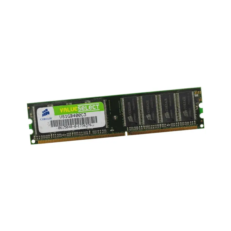 VS1GB400C3.jpg Corsair - 1GB DDR PC-3200 Non-ECC Unbuffered 184-Pins Memory - VS1GB400C3 - Image 1