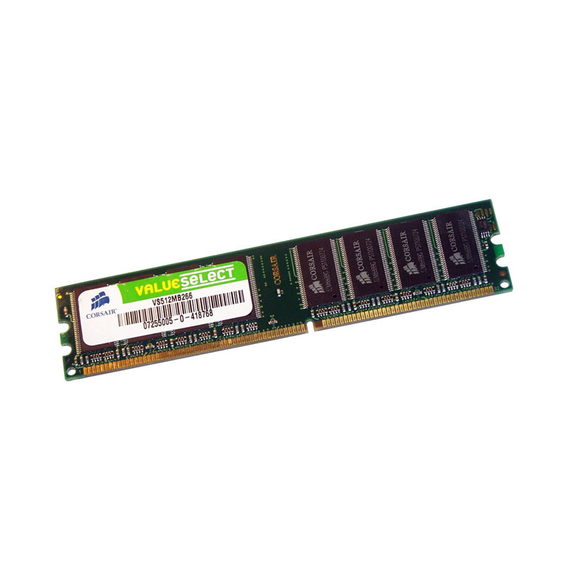 Corsair - 512MB DDR PC-2100 Non-ECC Unbuffered 184-Pins Memory - VS512MB266
