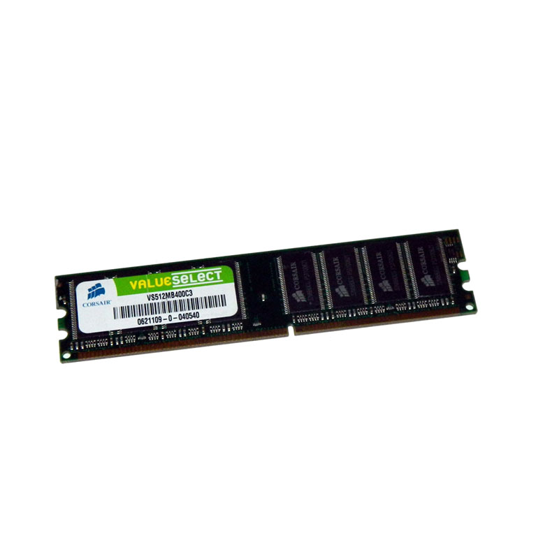Corsair - 512MB DDR PC-3200 Non-ECC Unbuffered 184-Pins Memory - VS512MB400C3