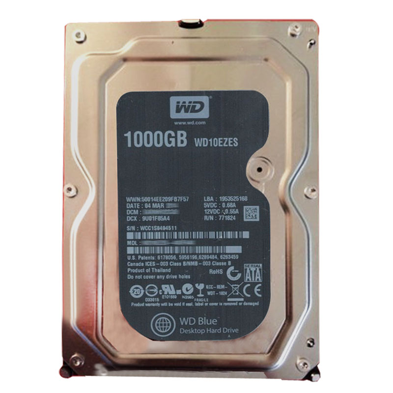 Western Digital - 1TB 7.2K SATA 6.0Gbps 3.5" Hard Drive - WD10EZES