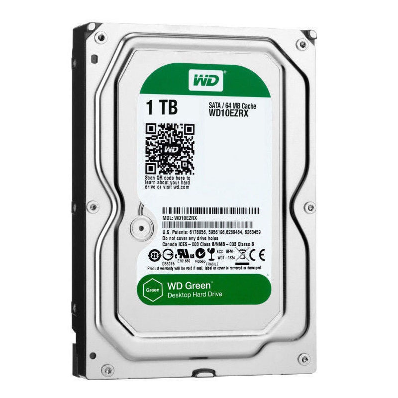 Western Digital - 1TB IntelliPower SATA 6.0Gbps 3.5" 64MB Cache Hard Drive - WD10EZRX