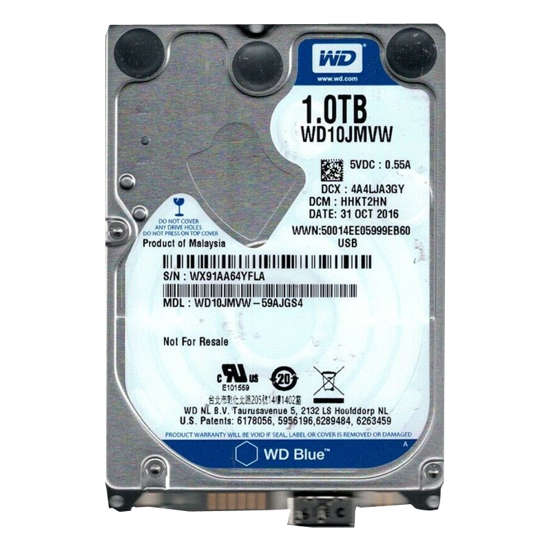 Western Digital - 1TB USB 2.5" Hard Drive - WD10JMVW-59AJGS4