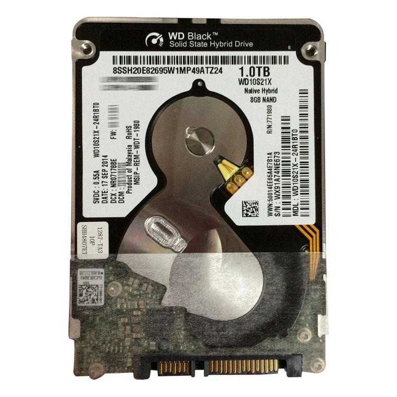 Western Digital - 1TB 5.4K SATA 6.0Gbps 2.5" 16MB Cache Hard Drive - WD10S21X-24R1BT0