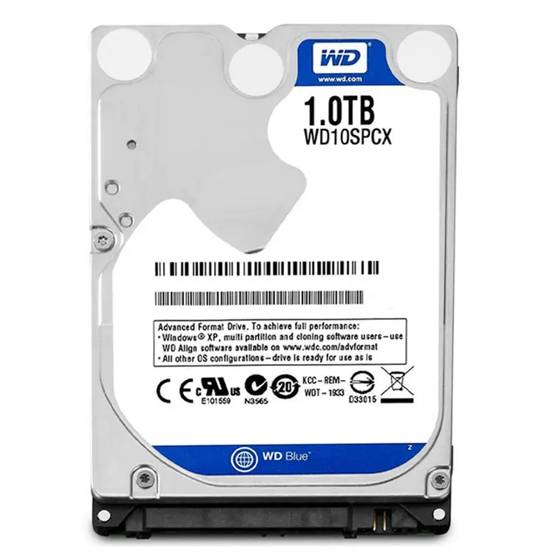 WD10SPCX.jpg Western Digital - 1TB 5.4K SATA 6.0Gbps 2.5" 16MB Hard Drive - WD10SPCX - Image 1