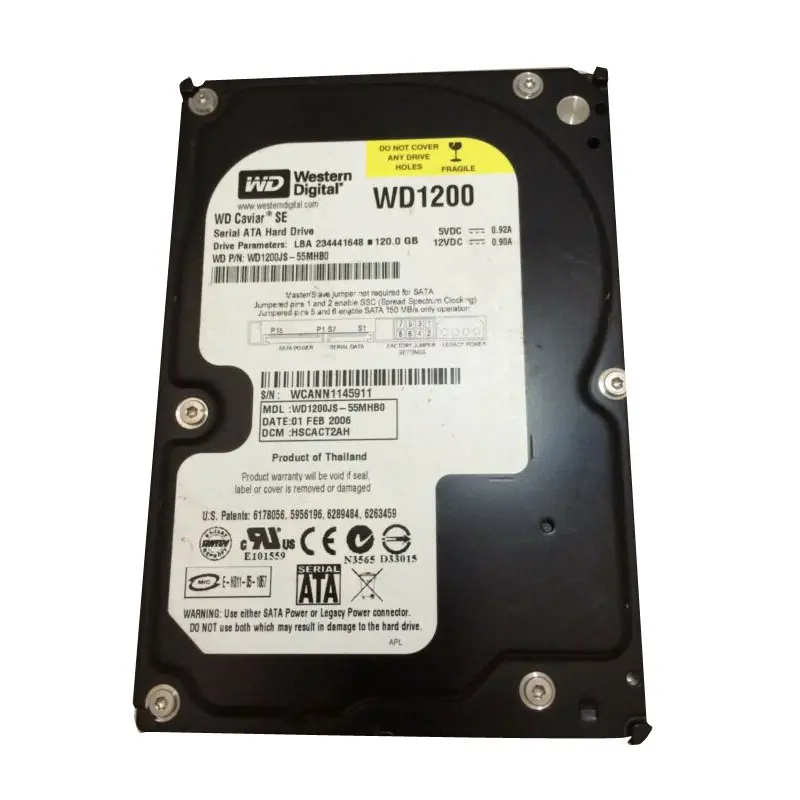 WD1200.jpg Western Digital - 120GB 7.2K IDE Hard Drive - WD1200 - Image 1