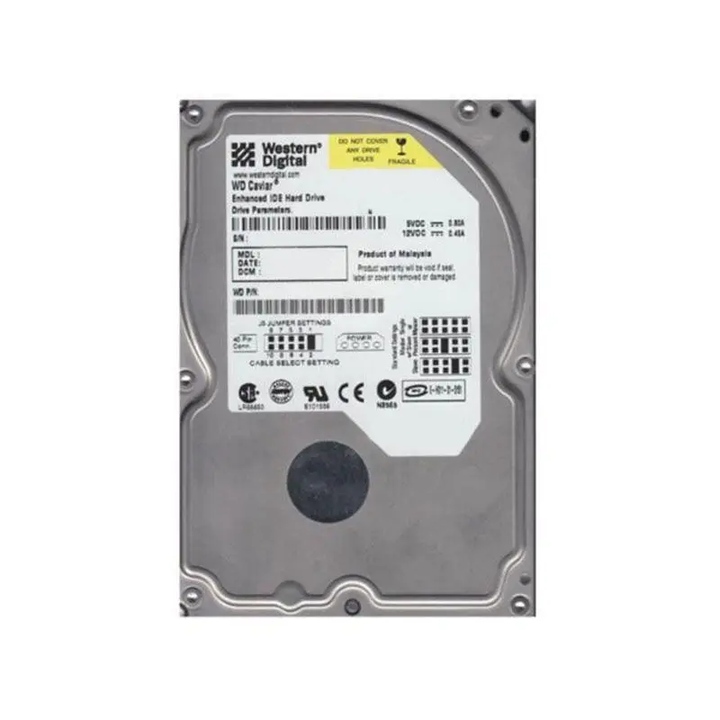 WD1200AB-00DBA3.jpg Western Digital - 120GB 5.4K IDE 3.5" Cache Hard Drive - WD1200AB-00DBA3 - Image 1