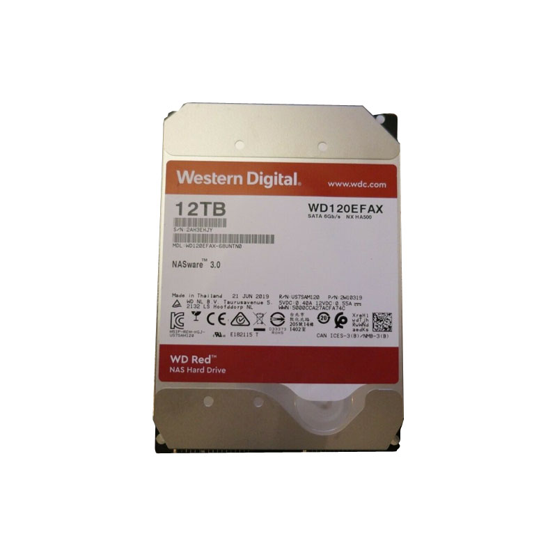 Western Digital - 12TB 5.4K SATA 6.0Gbps 3.5" 256MB Cache Hard Drive - WD120EFAX