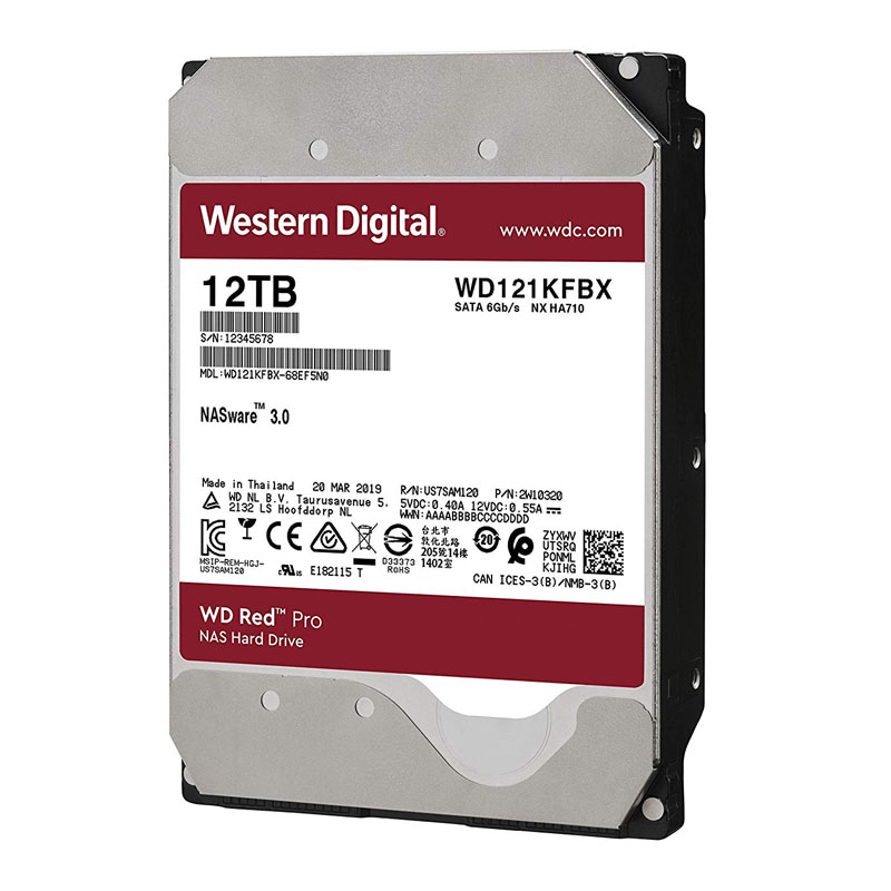Western Digital - 12TB 7.2K SATA 6.0Gbps 3.5" 256MB Cache Hard Drive - WD121KFBX
