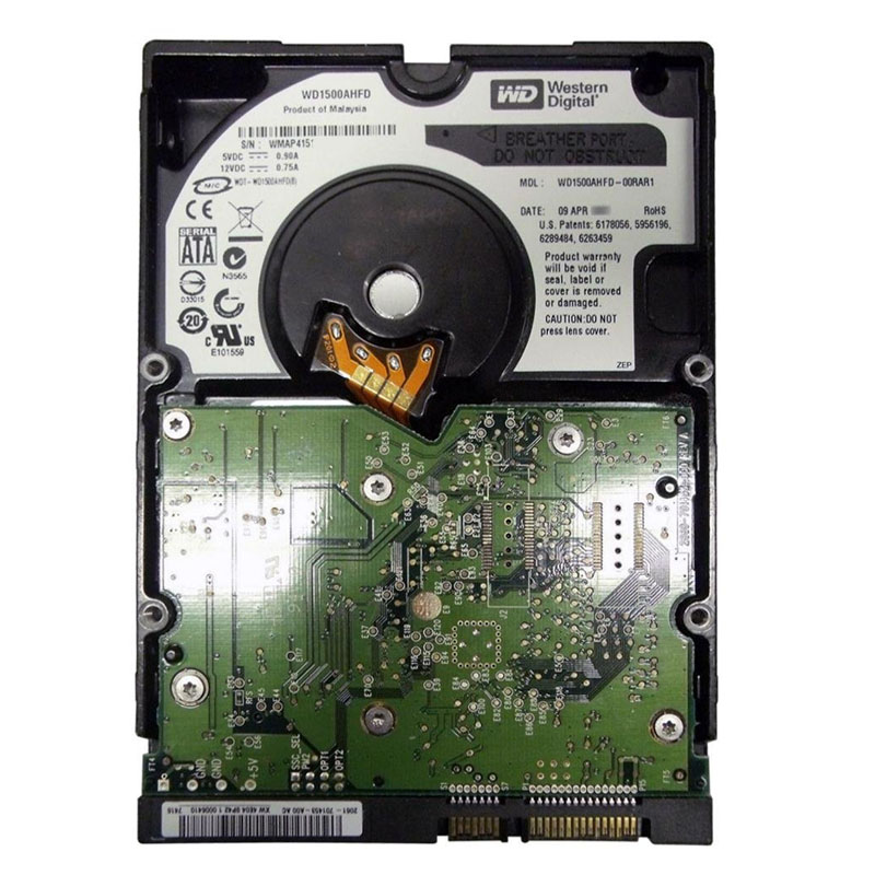 Western Digital - 150GB 10K SATA 1.5Gbps 3.5" 16MB Hard Drive - WD1500AHFD-00RAR1