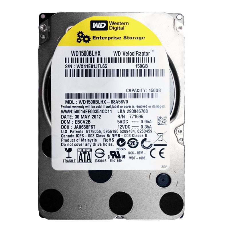 Western Digital - 150GB 10K SATA 3.0Gbps 2.5" 32MB Cache Hard Drive - WD1500BLHX-88A56V0