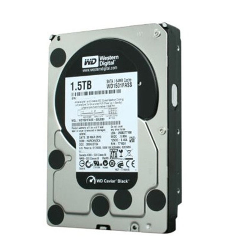 Western Digital - 1.5TB 7.2K SATA 3.0Gbps 3.5" 64MB Hard Drive - WD1501FASS