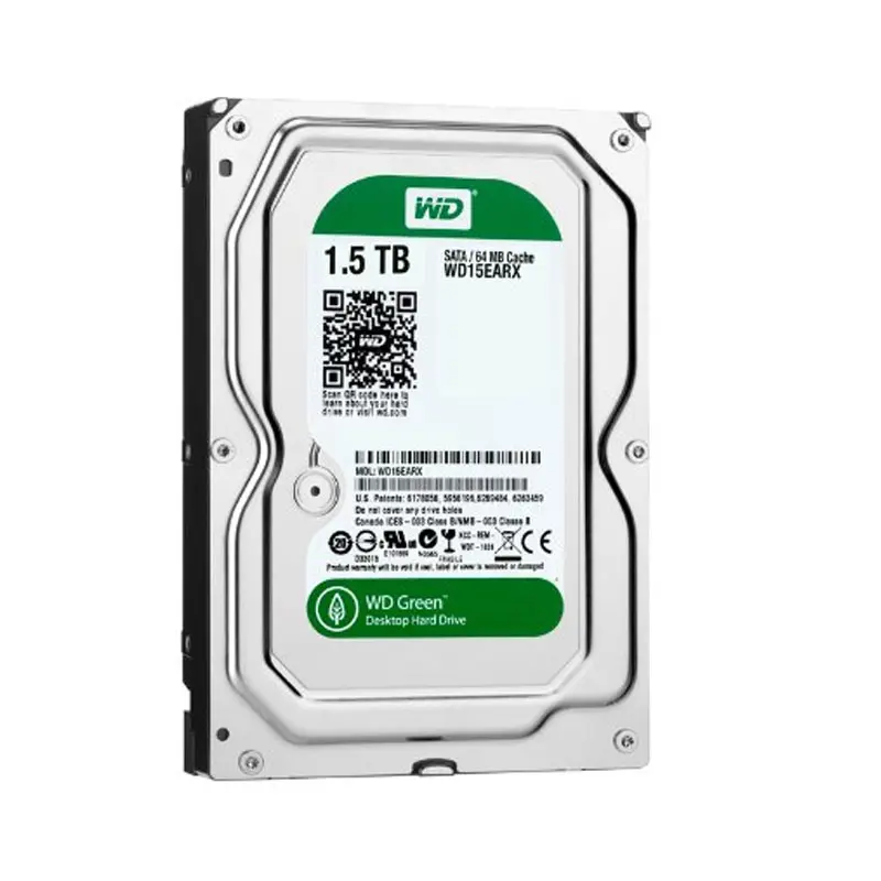 WD15EARX.jpg Western Digital - 1.5TB IntelliPower SATA 6.0Gbps 3.5" 64MB Hard Drive - WD15EARX - Image 1